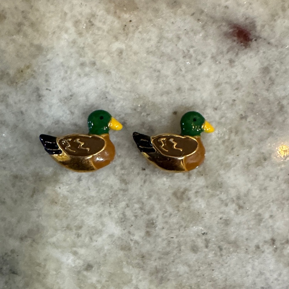 Origami Owl Mallard Duck Enamel Charms